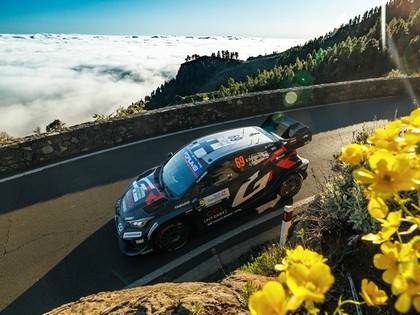 Rovanpera uzvar visos piektdienas posmos un kļūst par Kanārijas salu WRC līderi