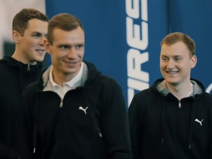 Baumanis, Nitišs un Marklunds futbola laukumā pārspēj Arsenal zvaigznes (VIDEO)