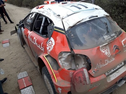 Tanaks pārliecinošs līderis Argentīnas WRC, Brīnam avārija un rallijs beidzies