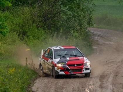 Žemaitijas rallija testa ātrumposmā ātrākais Samsonas, Svilis trešais