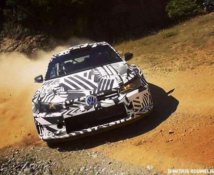 'VW Polo R5' aizvada testus Grieķijā (VIDEO)