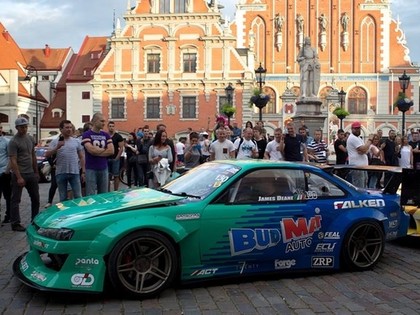 2017.gada 'Formula Drift' čempions Džeimss Dīns: Rīgas trase ir labākā Eiropā