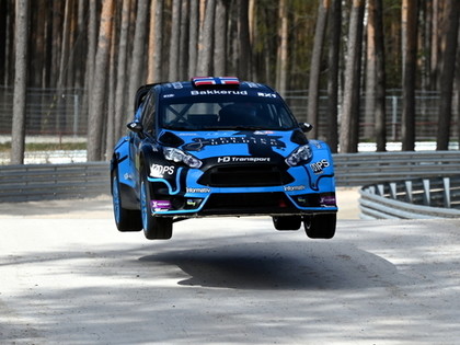 Euro RX of Latvia pirmajā testu dienā ātrākais Bakerūds, augstvērtīgi rezultāti arī latviešiem