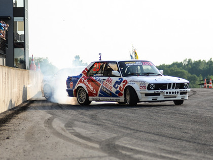 Latvijas drifta čempionāta posmā triumfē igauņi (VIDEO)