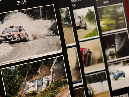 Valmierā t/c 'Valleta' apskatāmi labāko Baltijas rallija fotogrāfu darbi