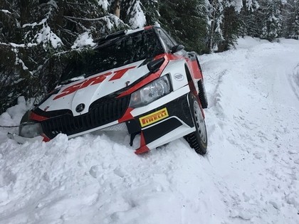 Norvēģijas 'Finnskog' rallijā uzvar Ostbergs, Grjazinam rallijs beidzas kupenā