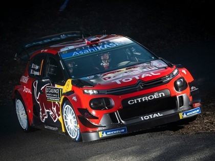 Pēc aizraujošas Montekarlo WRC rallija otrās dienas līderis Ožjē, Tanakam neveiksme