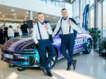 Caune/Svencis turpina dalību 'FIA Eco Rally 2025' sacensībās