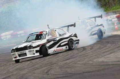 PRO drifta treniņā dominē Lapāns un Eglīte