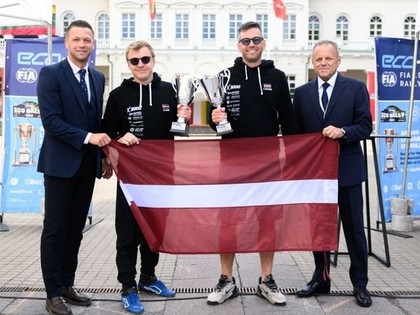 Caune / Svencis Lietuvā izcīna novada mēra kausu