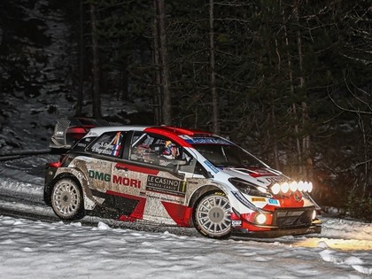 Ožjē pārņem vadību Montekarlo WRC, Tanaks izstājas 