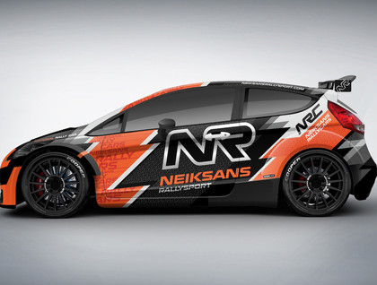 Māra Neikšāna darbnīcā top jauns rallija auto – 'Ford Fiesta NRC'