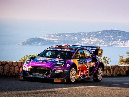 Ožjē Montekarlo WRC Shakedown posmā noslēdzošajā braucienā pārspēj Lēbu