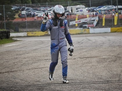 Jānis Baumanis kļūst par Igaunijas rallijkrosa čempionu SuperCar klasē