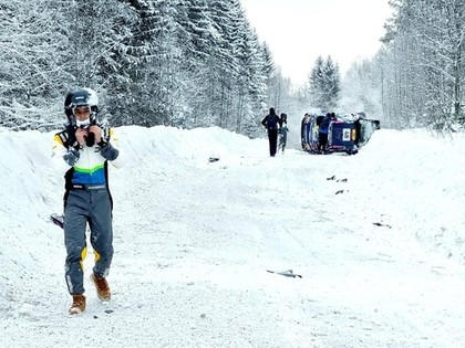 Zviedrijas WRC treniņos ātrākais Lapi, Bulasija piedzīvo avāriju