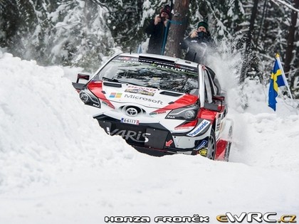 Zviedrijas WRC rallija pirmo posmu ar ātrāko laiku sāk Tanaks (VIDEO)