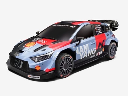 Hyundai atklāj jauno dizainu 2026. gada WRC sezonai (FOTO)