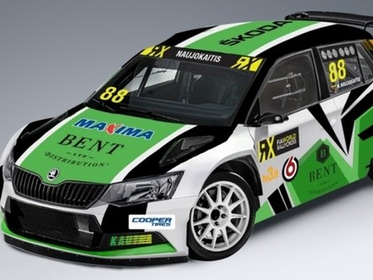 Lietuvietis ar 'Škoda Fabia' pievienojas Pasaules rallijkrosa čempionātam 