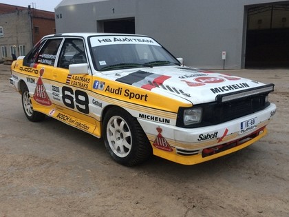 Sarmas rallijā ar 'Audi 80 Quattro' debitēs šosejas braucējs Artūrs Batraks (FOTO)