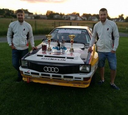 Brāļi Ivars un Andris Velmes ar 'Audi Quattro' startēs leģendu rallijā (VIDEO)