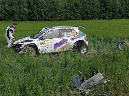 Volvers pēc 'Rally Estonia' avārijas iedzīvojies muguras savainojumā