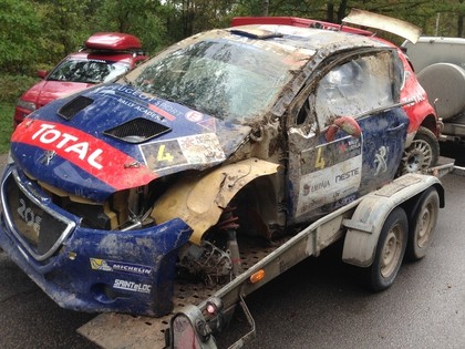 Lopezs pēc 'Rally Liepāja' avārijas: Lūk, cik viltīgi var būt ralliji (VIDEO)