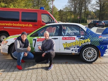 Vorobjovs/Pūķis ar jaunu auto sezonu noslēgs Vācijas rallijā 