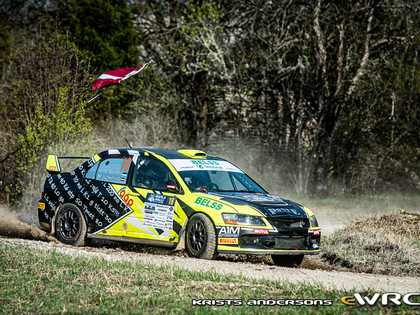 Igaunijas rallija čempionāta 4.posmā uz starta arī vairākas latviešu ekipāžas