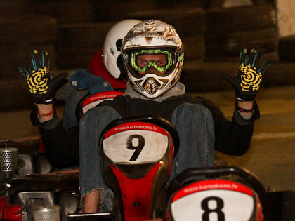 Go4speed drifteru kartinga turnīrā uzvar motofrīstailists Mārtiņš Aleksandrovičs
