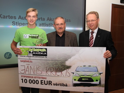 Noskaidrots 10 000 eiro lielās Okartes Autosporta Akadēmijas stipendijas ieguvējs