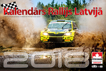 Jaunais Kalendārs Rallijs Latvijā 2018 ir klāt