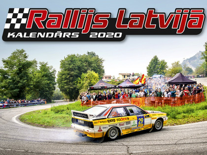 Iznācis Kalendārs Rallijs Latvijā 2020. gadam