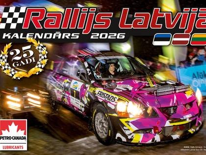 Iznācis jaunais 2026. gada 'Kalendārs Rallijs Latvijā'