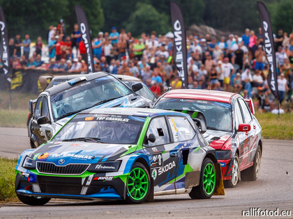 Ošs un Grunte kļūst par Igaunijas rallijkrosa čempionāta līderiem savās klasēs