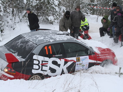 Rallijsprintā uzvara Mersianovam, Bergmaņi paliek kupenā (VIDEO)