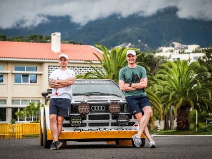 Salas ekipāža ar Audi Sport Quattro 'Madeira Legend' rallijā iegūst skatītāju simpātiju balvu