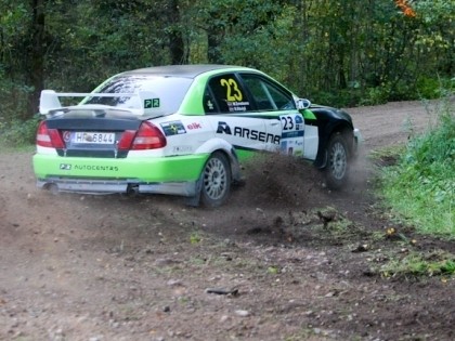 Rallijsprintisti sadala titulus, "Latvija 2011" ātrākais Ernstsons/Rāviņš