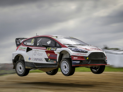 Pēc Beļģijas rallijkrosa pirmās dienas Baumanis un Nitišs finišē Top 10