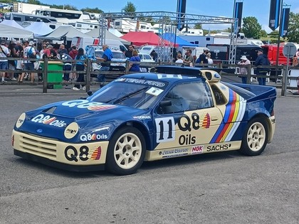 Dorana leģendārais Ford RS200 aizdegas un izdzīvo vēlreiz (VIDEO)