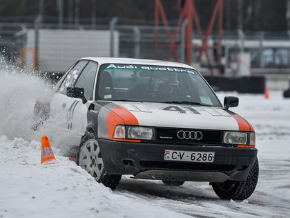 Rīgas Ziemas kausa 3. posmā dominē Dimiņš ar ''Audi'' (VIDEO)