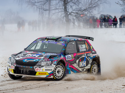 Somijas rallija čempionāta otrajā posmā pēc pirmās dienas līderis Rovanpera