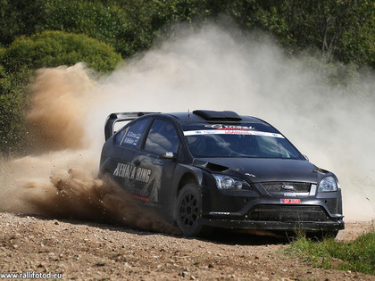 Kurzemes rallija testa ātrumposmā ātrākie igauņi