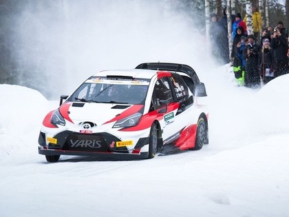 Japāņu sportists debijas rallijā ar 'Toyota Yaris WRC' izrauj uzvaru Somijā