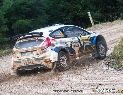 Lukjaņuka lieliskā debija ar Ford Fiesta R5 beidzas ar avāriju (VIDEO)