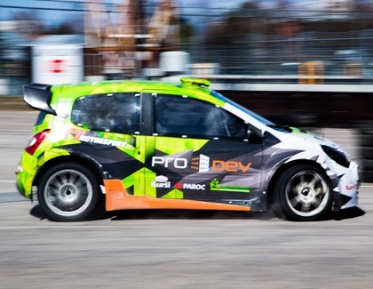Beļģijas rallijkrosa posmā brāļiem Baumaņiem un Nitišam pievienojas Spīķis 