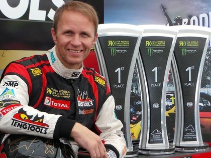 Solbergs atklāj savu īpašo talantu un pastāsta, ko darītu, ja nebrauktu rallijkrosā 