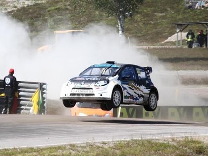 Pēc Zviedrijas rallijkrosa pirmās dienas Baumanis trešais, Nitišs - 9. vietā
