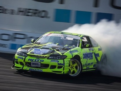 Klāt trešais 'Formula Drift' posms, Blušam izdodas novērst tehniskas problēmas (FOTO)