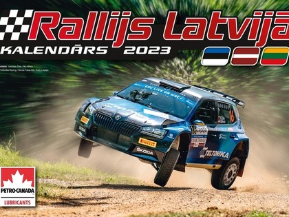 ﻿Iznācis jaunais 2023. gada 'Kalendārs Rallijs Latvijā'