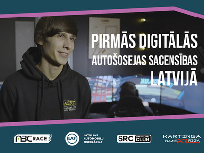 Autosportisti atzinīgi novērtē digitālo autosportu (VIDEO)